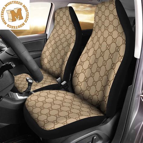 gucci print seat covers|gucci genuine leather seat covers.